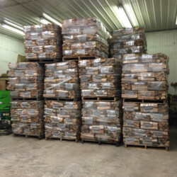 Michigan Fuelwood Wholesale Bundled Firewood pallets